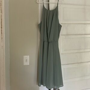Sage green dress